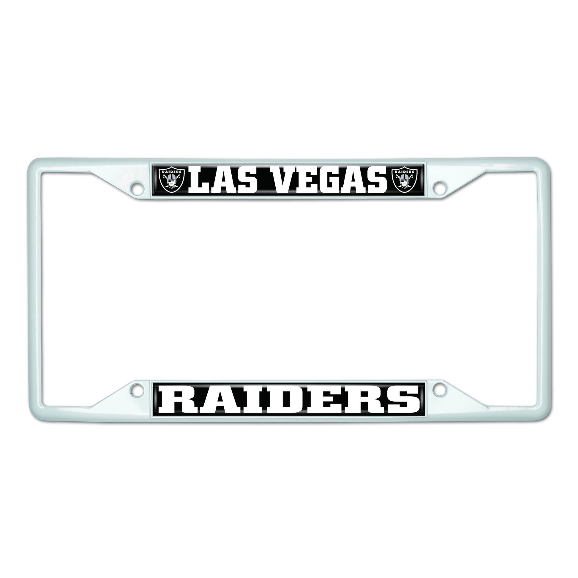 NFL - Las Vegas Raiders-White License Plate Frame