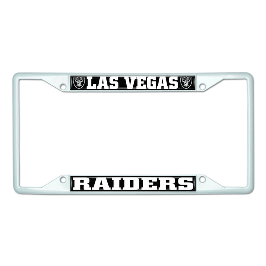 NFL - Las Vegas Raiders-White License Plate Frame