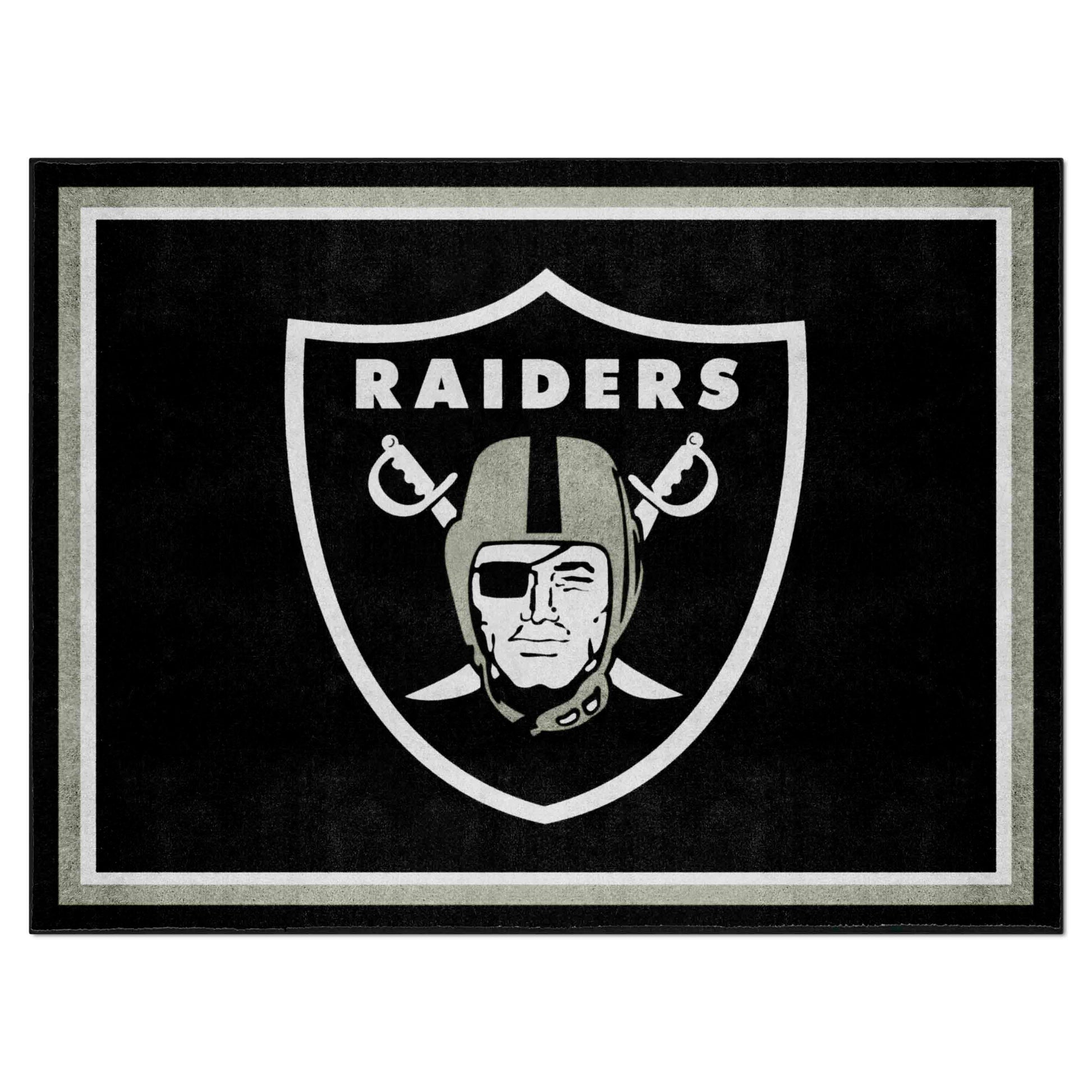 NFL - Las Vegas Raiders 8x10 Rug
