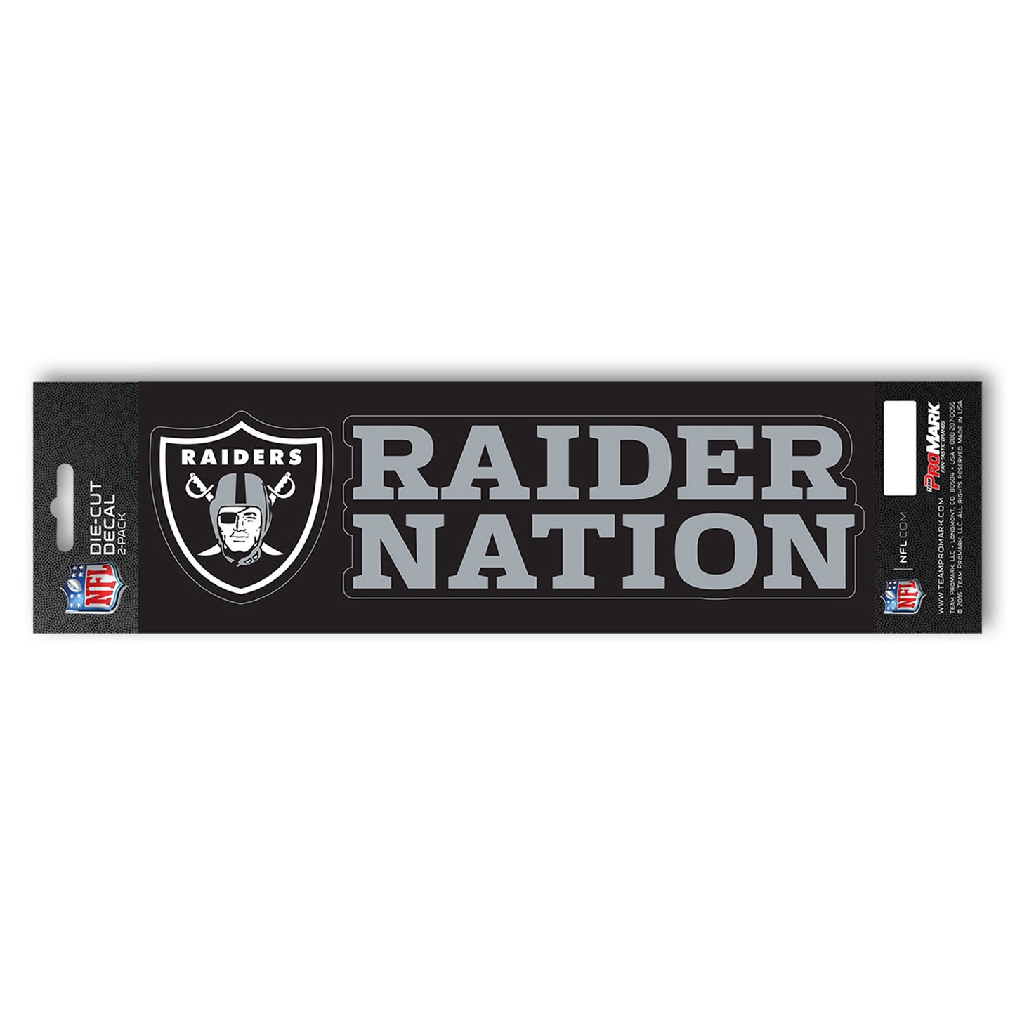 NFL - Las Vegas Raiders Team Slogan Decal