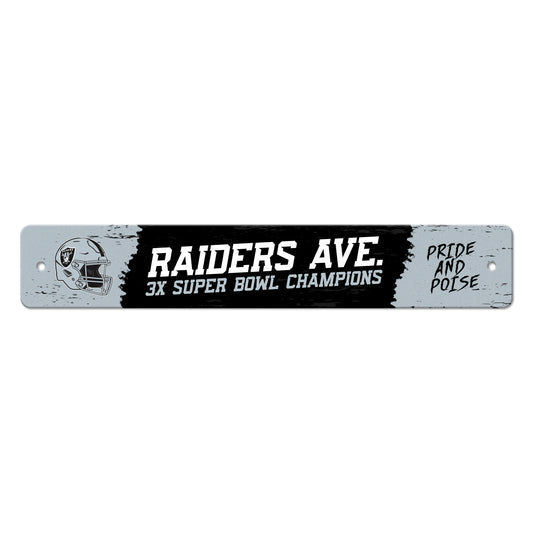 NFL - Las Vegas Raiders Sign Street Flat