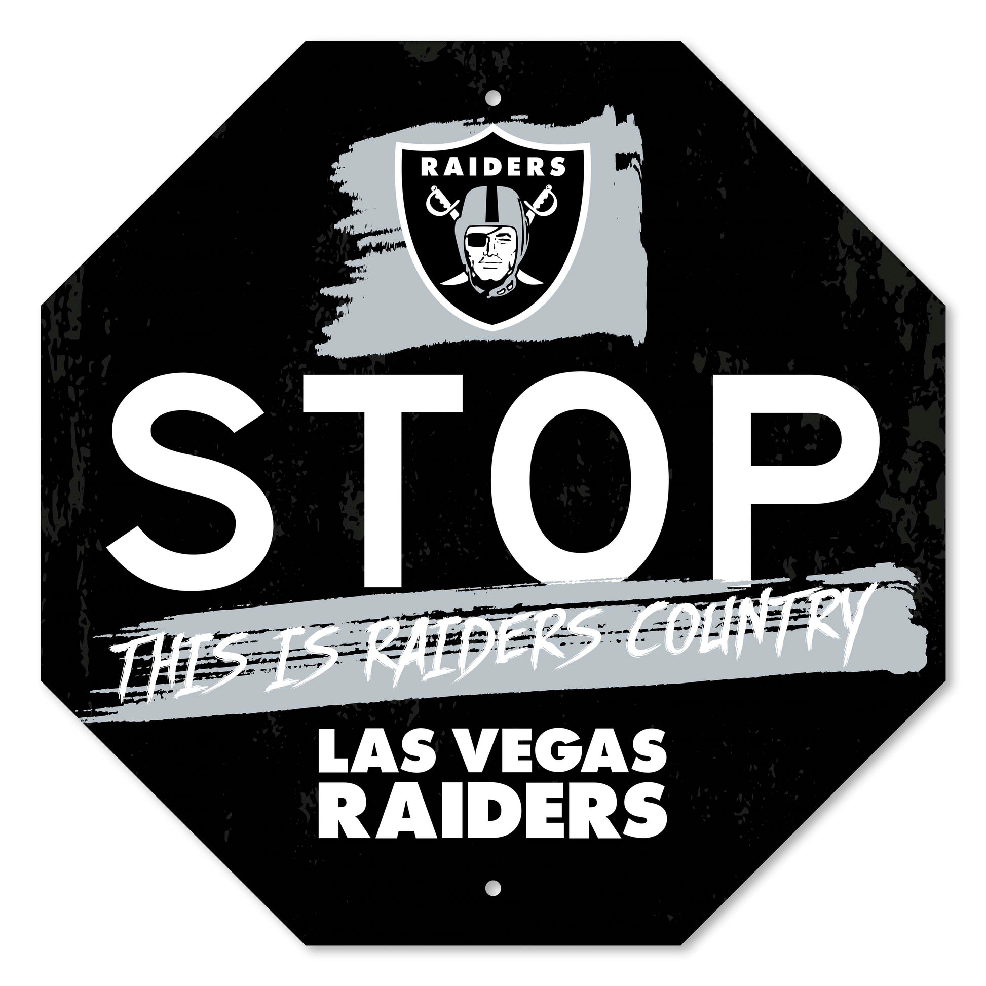 NFL - Las Vegas Raiders Sign Stop Flat