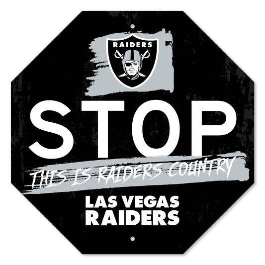 NFL - Las Vegas Raiders Sign Stop Flat