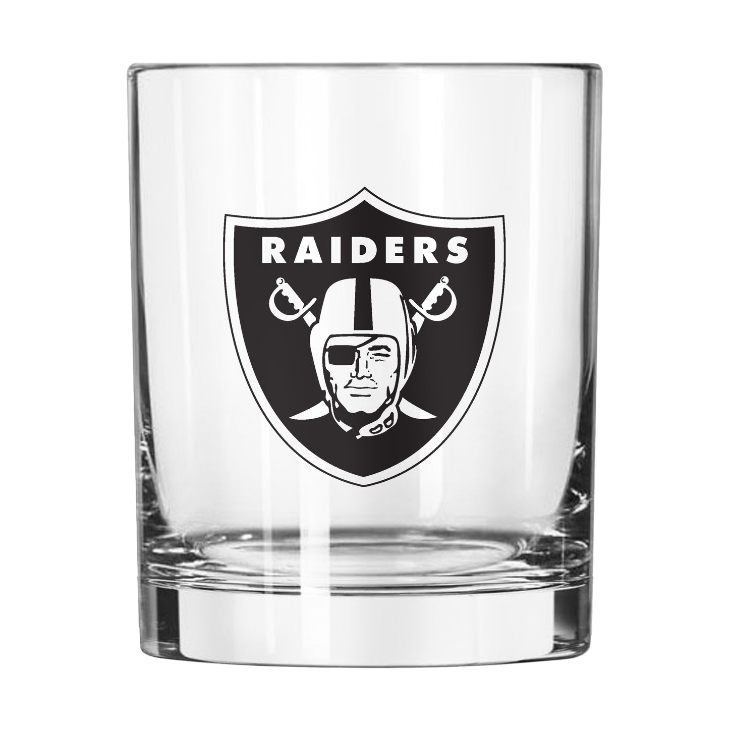 Las Vegas Raiders 14oz Gameday Rocks Glass