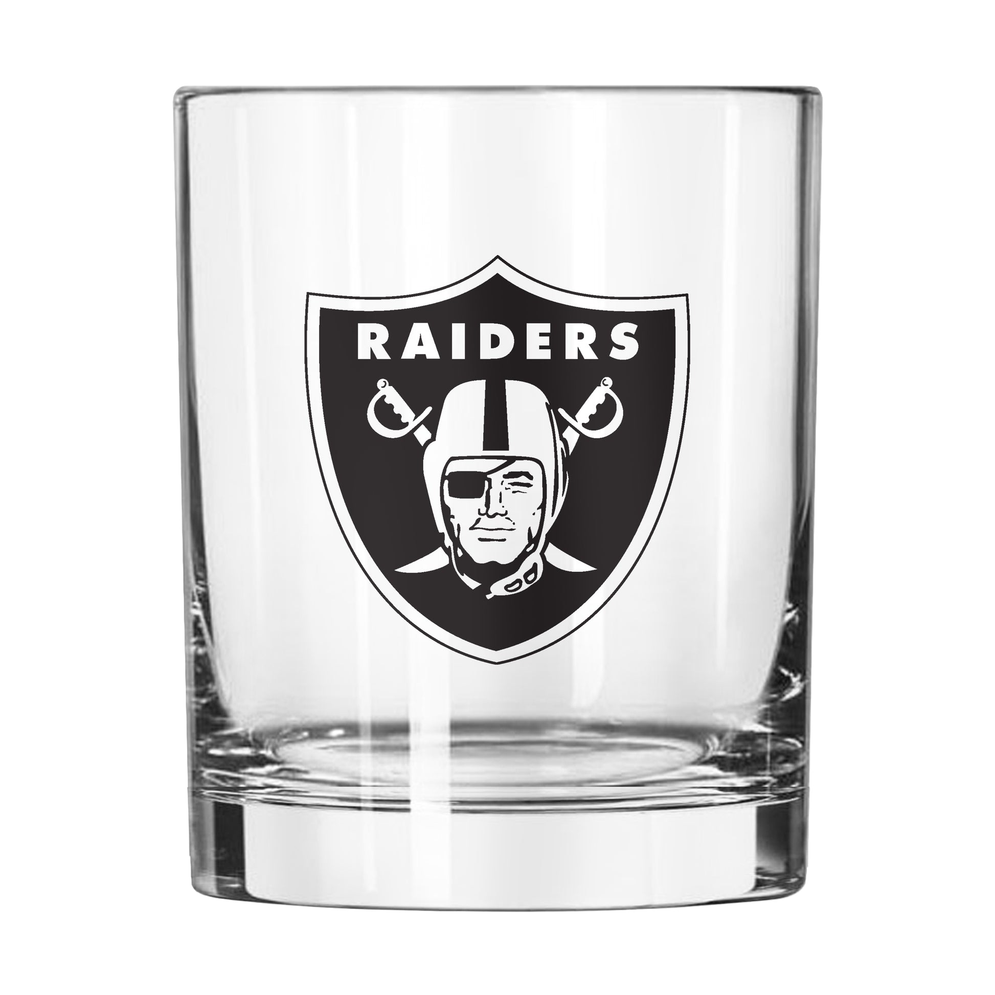 Las Vegas Raiders 14oz Gameday Rocks Glass