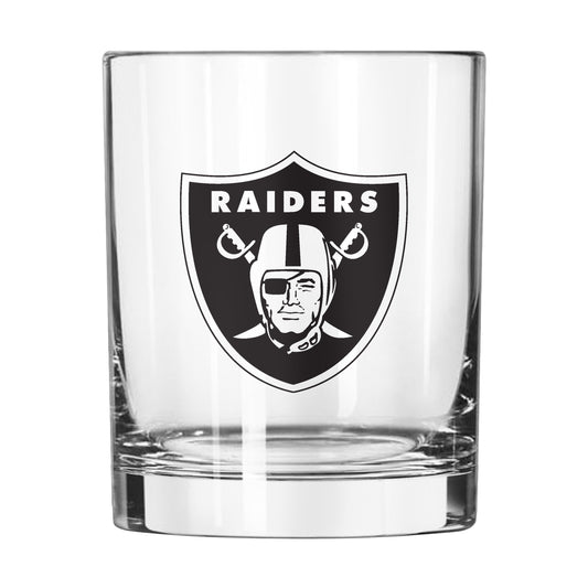 Las Vegas Raiders 14oz Gameday Rocks Glass