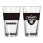 Las Vegas Raiders 16oz Colorblock Pint Glass