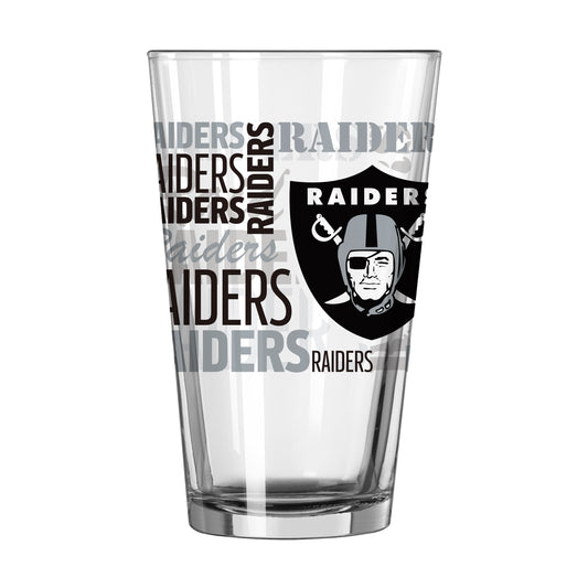 Las Vegas Raiders 16oz Spirit Pint Glass