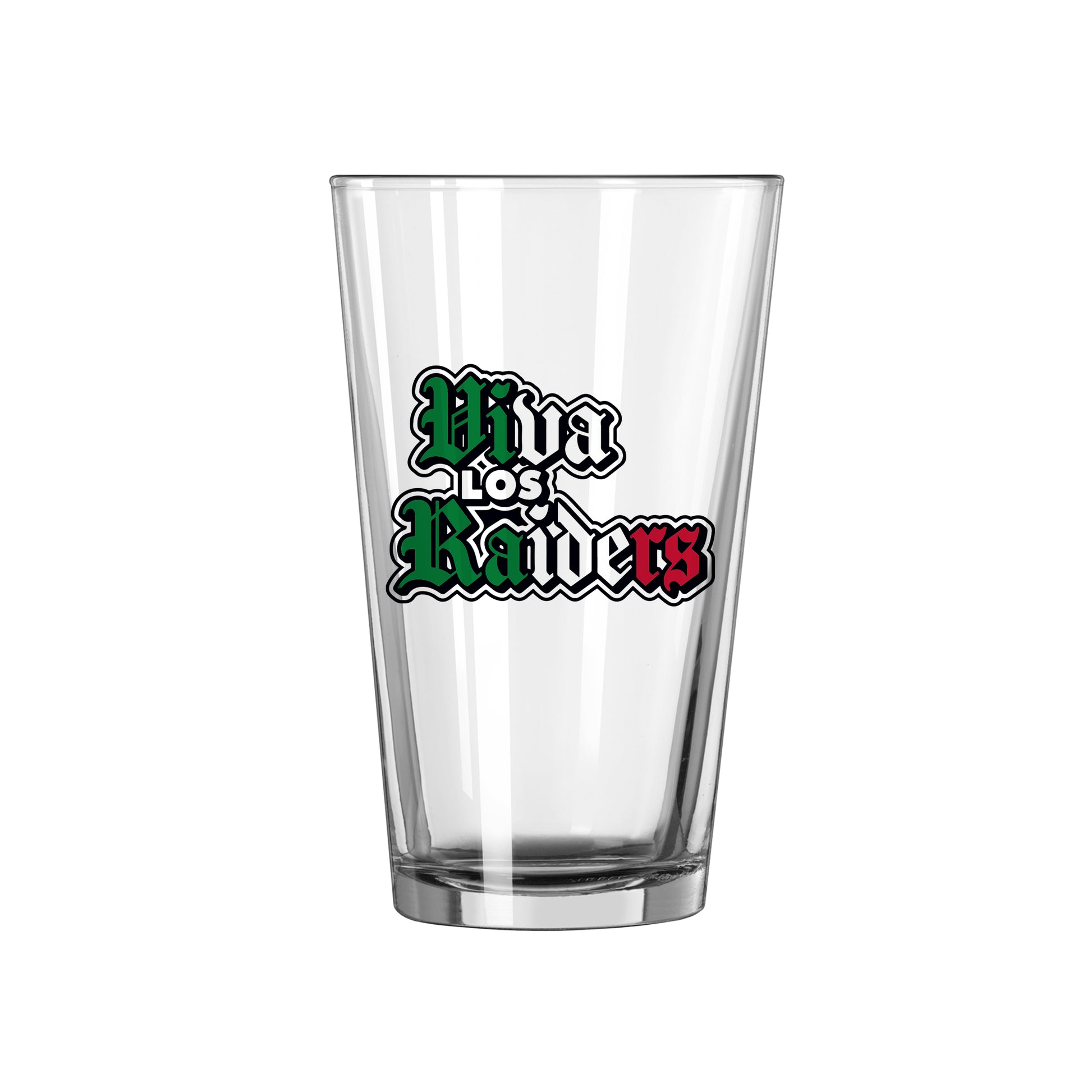 Las Vegas Raiders 16oz Viva Los Raiders Pint Glass