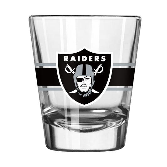 Las Vegas Raiders 2oz Stripe Shot Glass