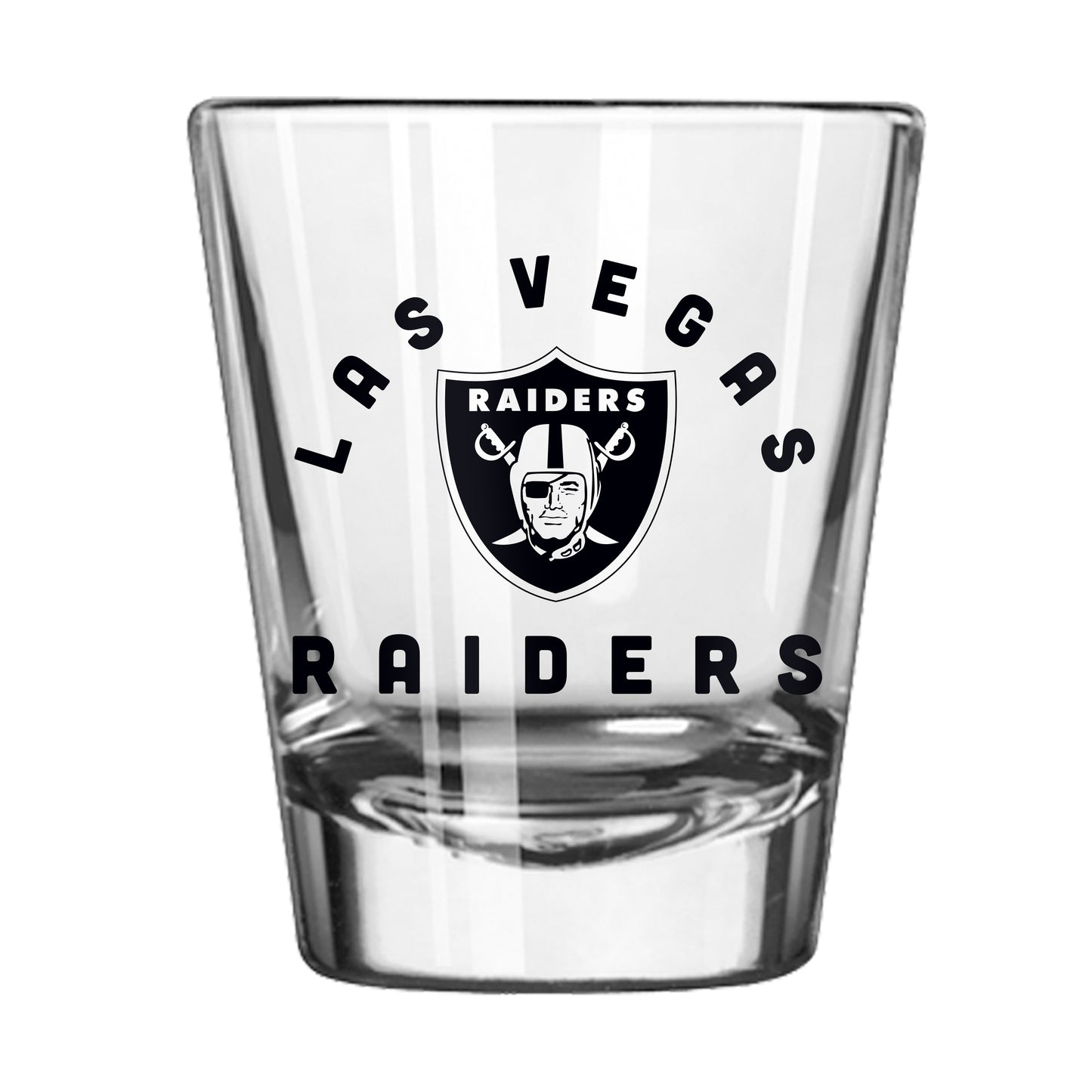 Las Vegas Raiders 2oz Color Archway Shot Glass