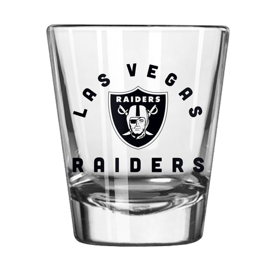 Las Vegas Raiders 2oz Color Archway Shot Glass