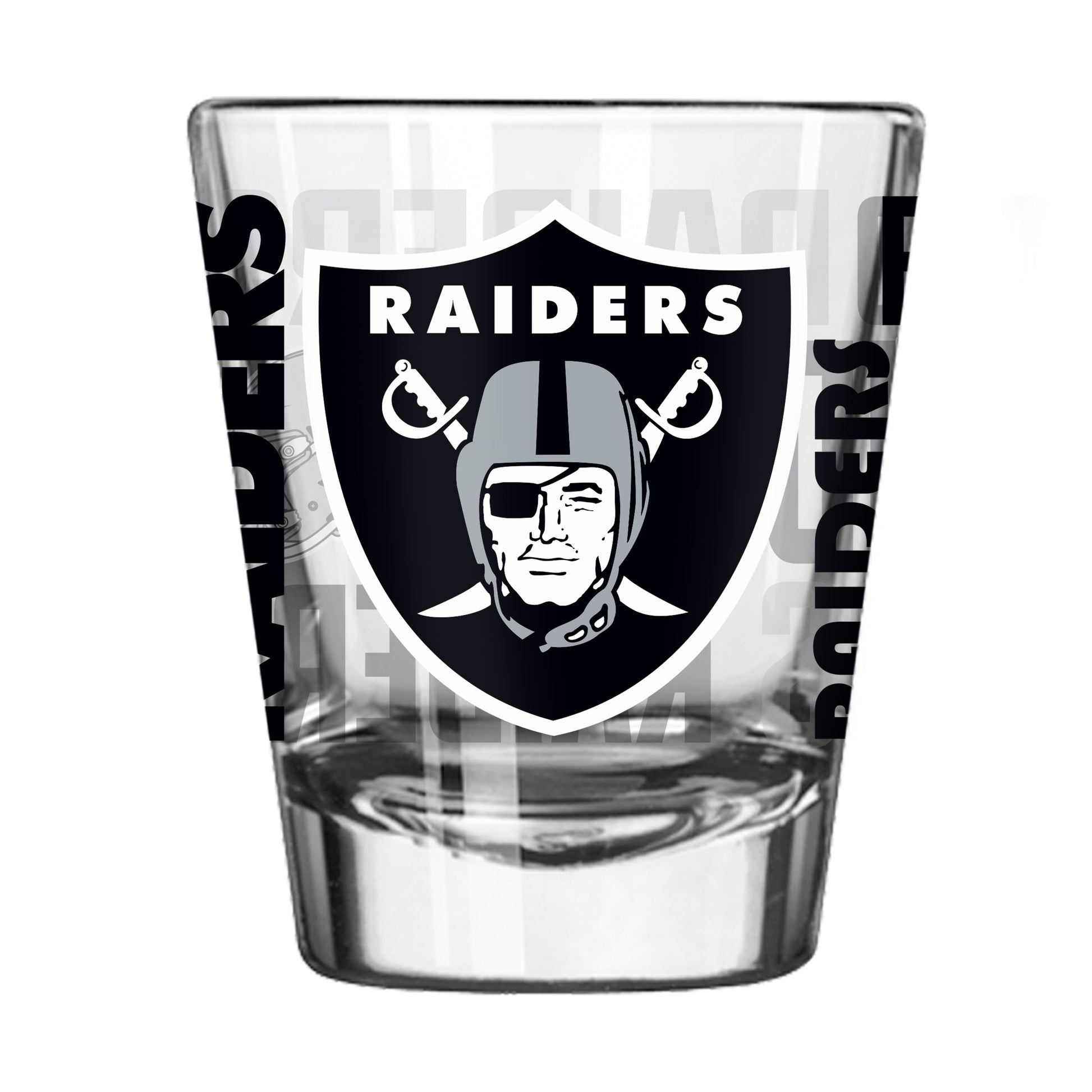 Las Vegas Raiders Alternate 2oz Spirit Shot Glass