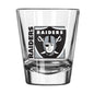 Las Vegas Raiders 2oz Block Shot Glass