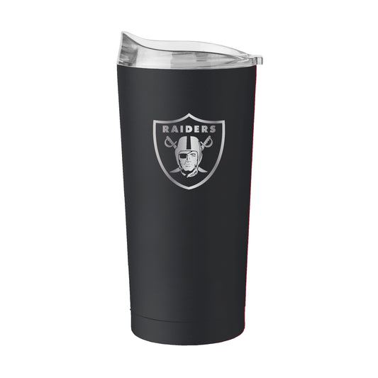 Las Vegas Raiders Black 20oz Foil Powder Coat Tumbler