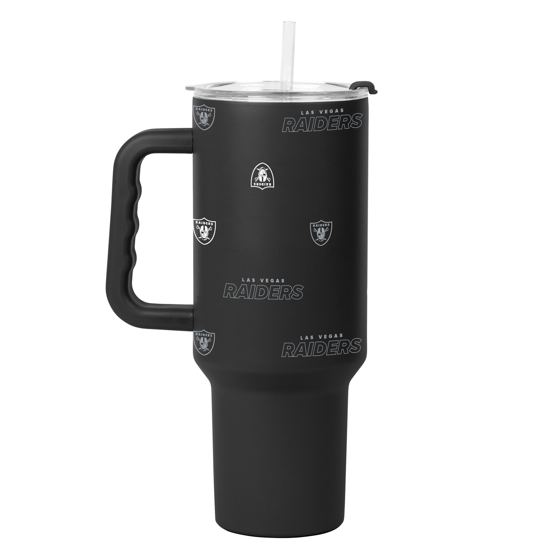 Las Vegas Raiders 40oz Step And Repeat Powder Coat Tumbler