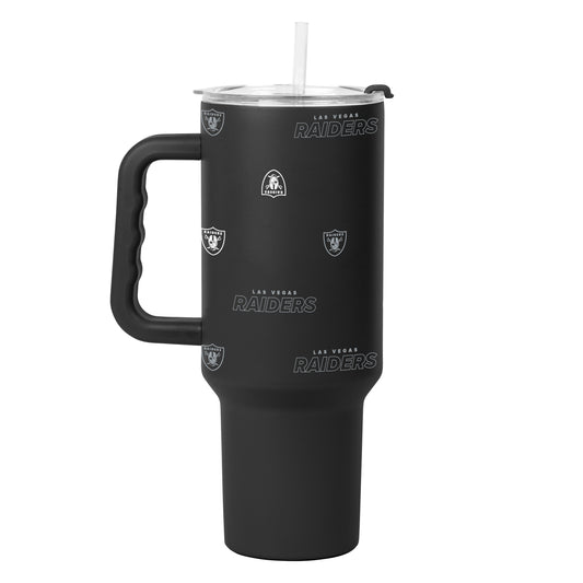 Las Vegas Raiders 40oz Step And Repeat Powder Coat Tumbler