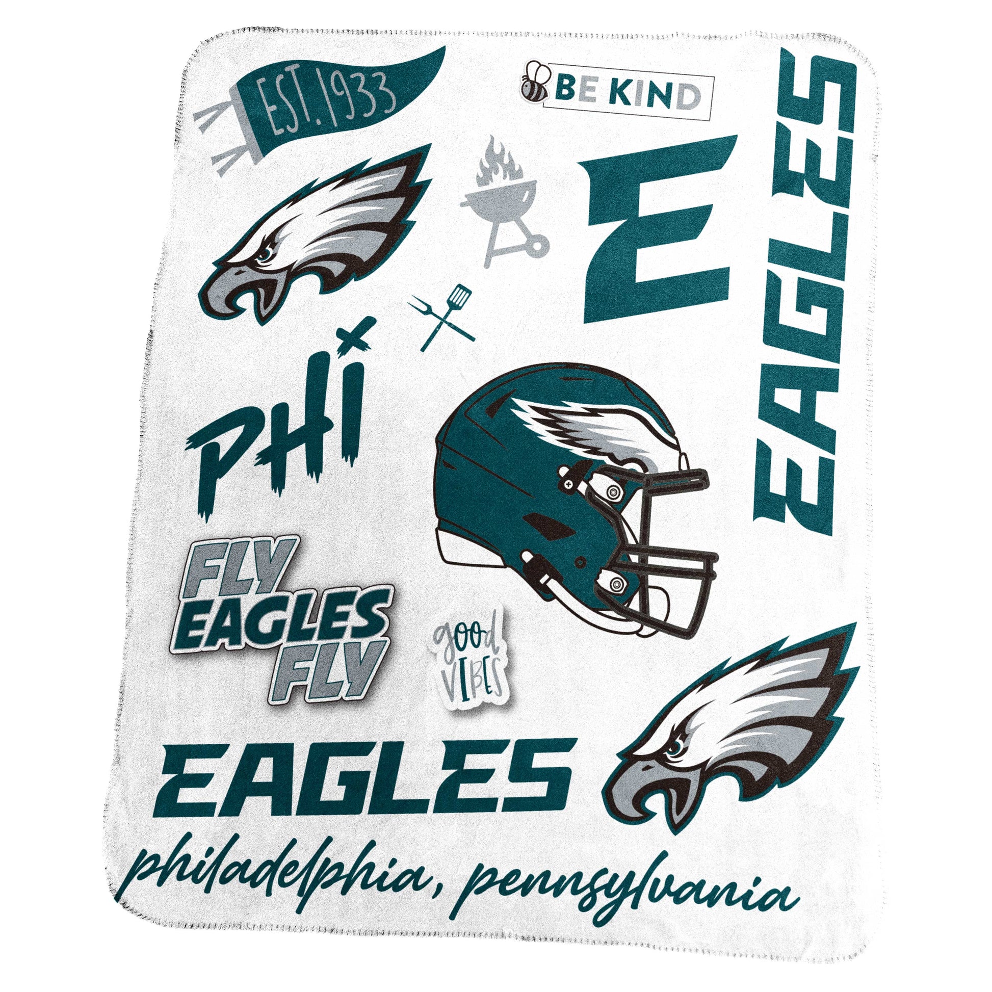 Philadelphia Eagles Classic Native Fleece Throw