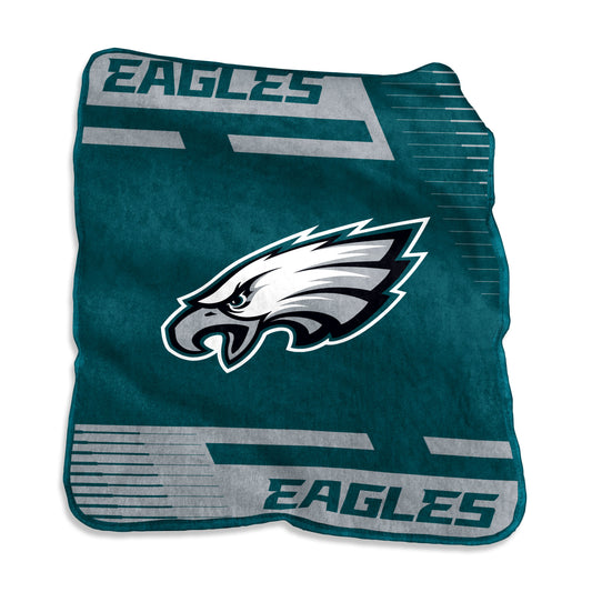 Philadelphia Eagles Raschel Double Stripe Throw