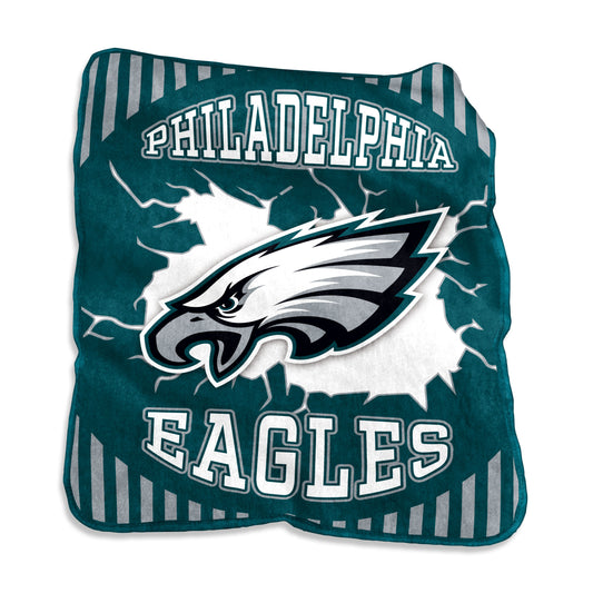 Philadelphia Eagles Lightning Raschel Throw