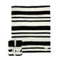 Philadelphia Eagles Cable Black Knit Throw 50x60
