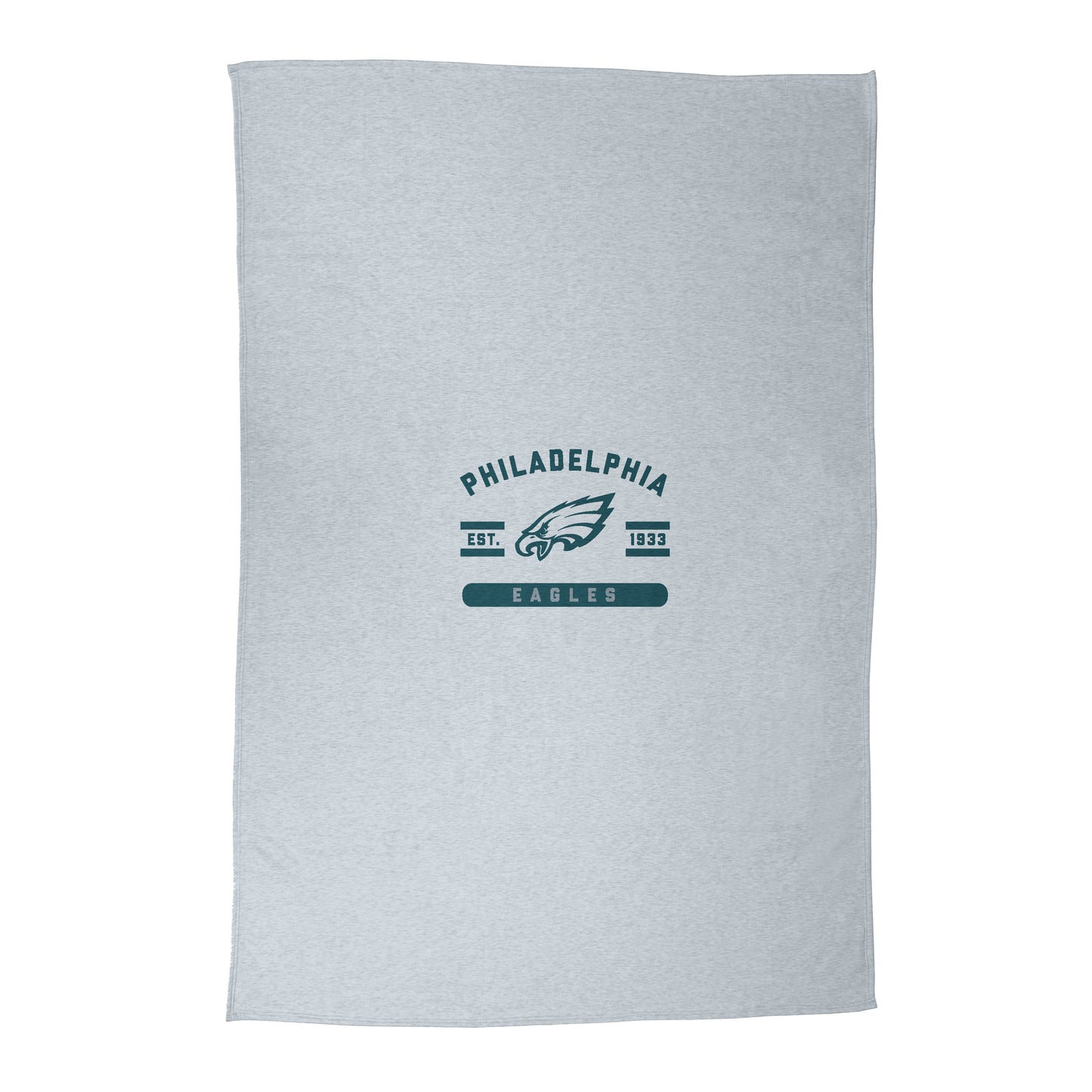 Philadelphia Eagles Athletic Gray Sublimated Sweatshirt Blanket