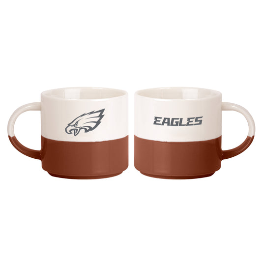 Philadelphia Eagles 15oz Walmart Holiday Stackable Mug Set