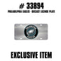 TRINITY NFL - Philadelphia Eagles Chrome Diecast License Plate
