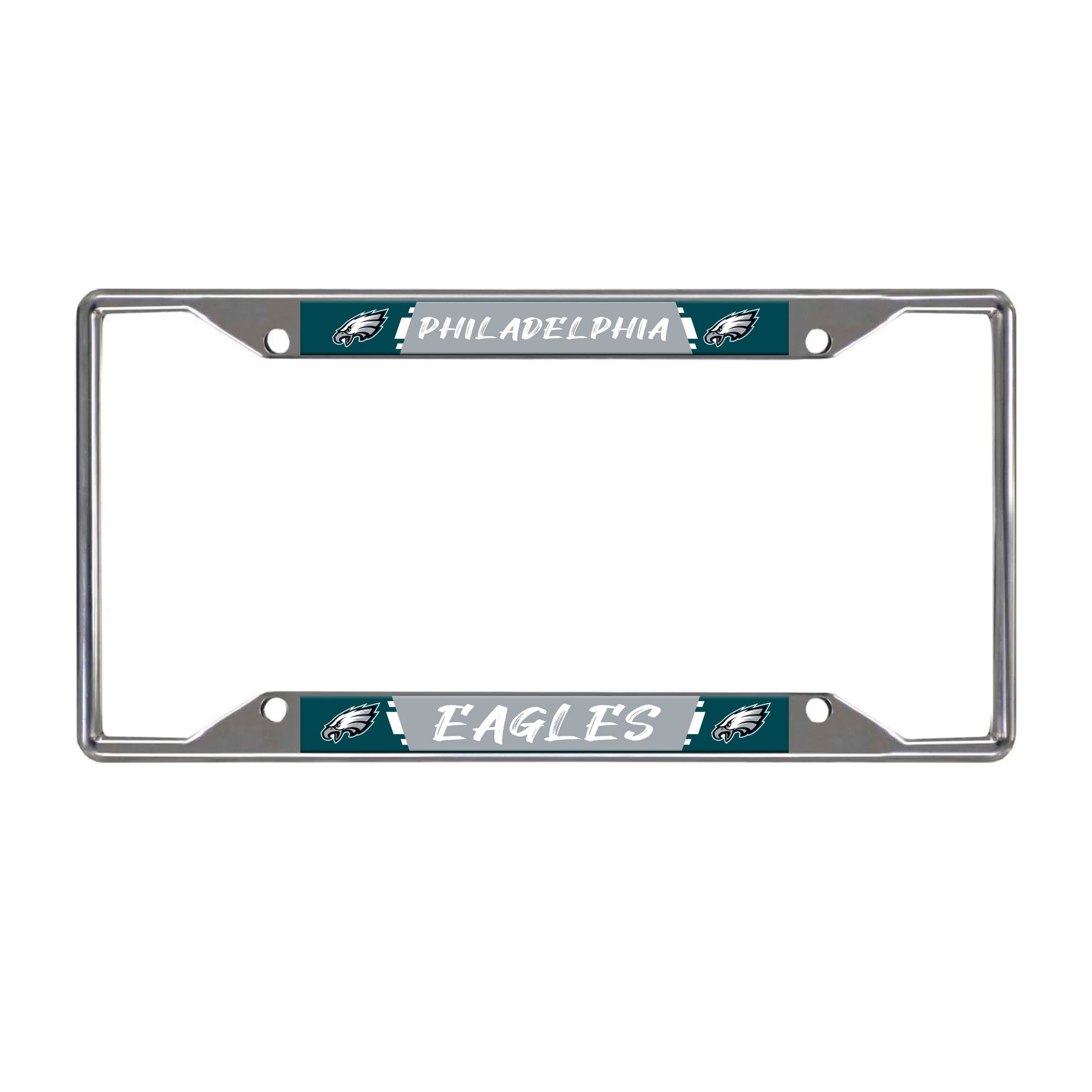 Trinity Philadelphia Eagles License Chrome Plate Frame