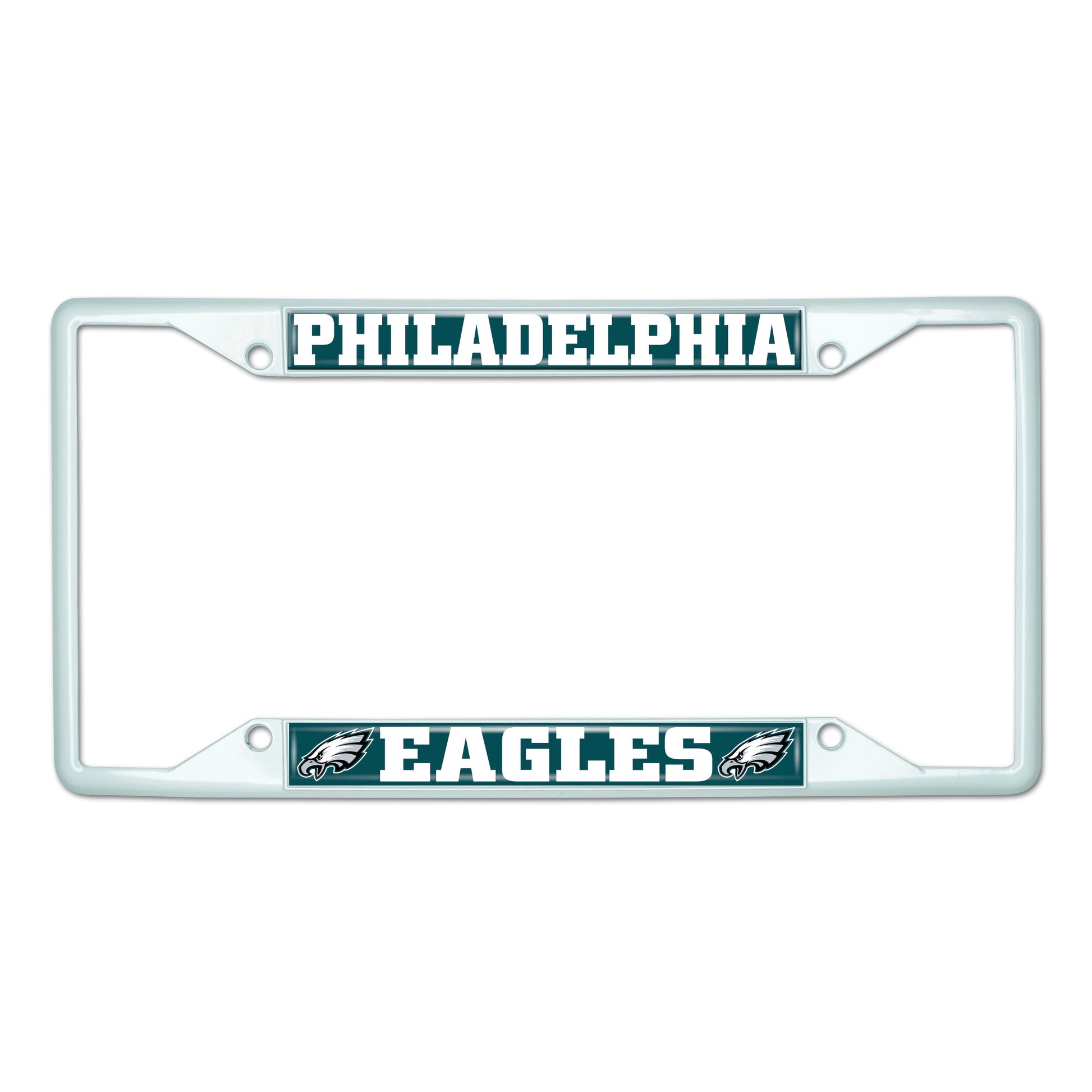 NFL - Philadelphia Eagles-White License Plate Frame