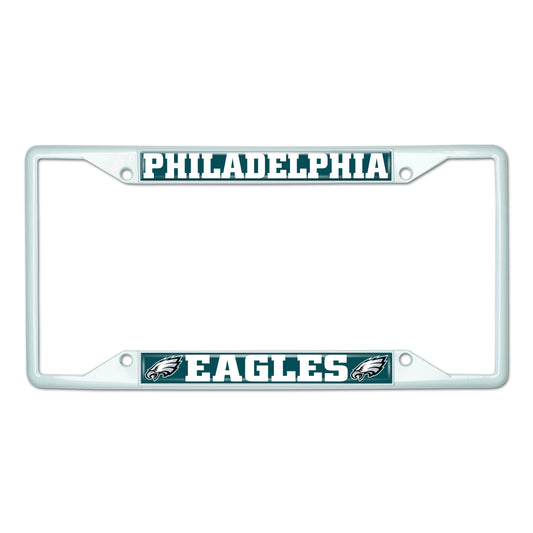 NFL - Philadelphia Eagles-White License Plate Frame