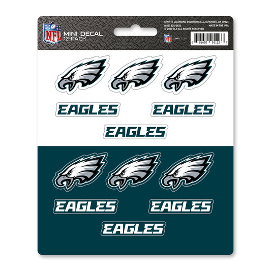 NFL - Philadelphia Eagles Mini Decal 12-pk