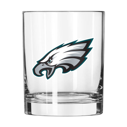 Philadelphia Eagles 14oz Satin Etch Rocks Glass