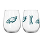 Philadelphia Eagles 16oz Gameday Curved Beverage Glass