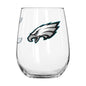 Philadelphia Eagles 16oz Satin Etch Glass Curved Beverage