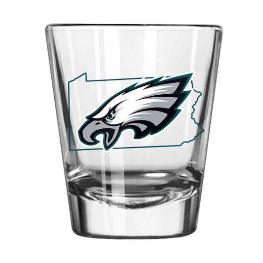 Philadelphia Eagles 2oz State Shot Glass