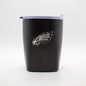 Philadelphia Eagles 10oz Etch Black Powder Coat Rocks Tumbler
