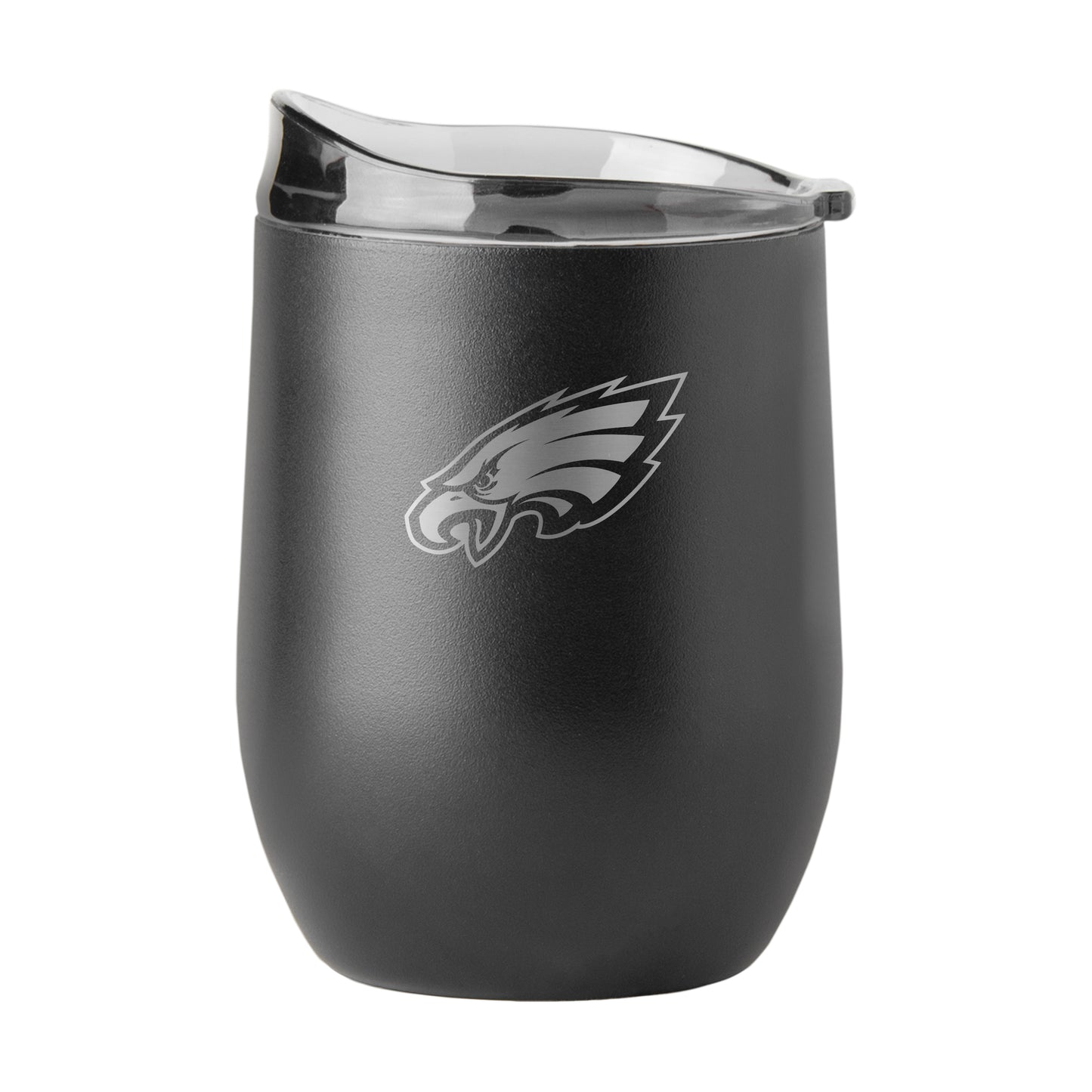 Philadelphia Eagles 16oz Black Etch Powder Coat Curved Bev