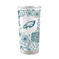 Philadelphia Eagles 20oz Botanical Stainless Steel Tumbler