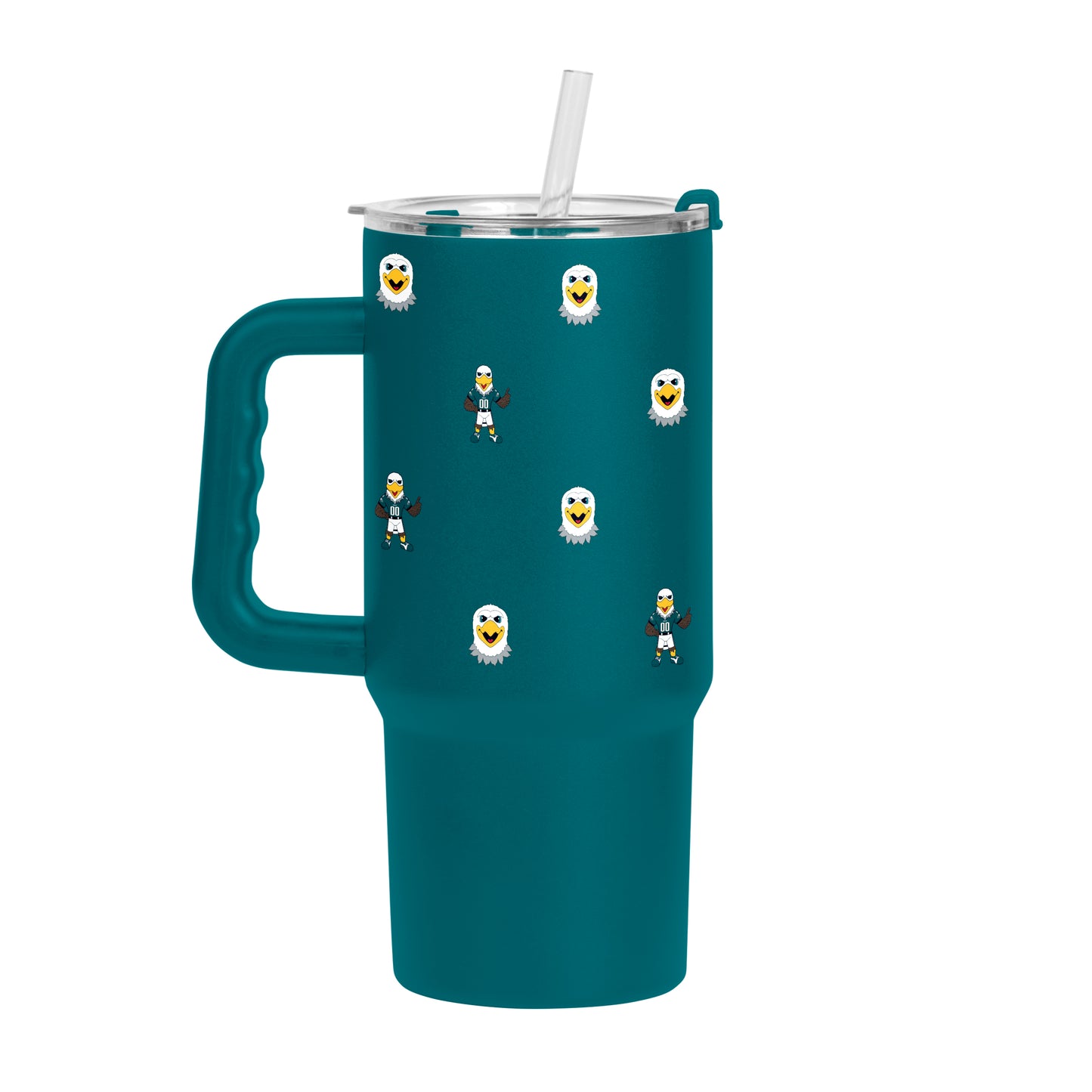 Philadelphia Eagles Mascot 24oz Step And Repeat Tumbler w/Handle