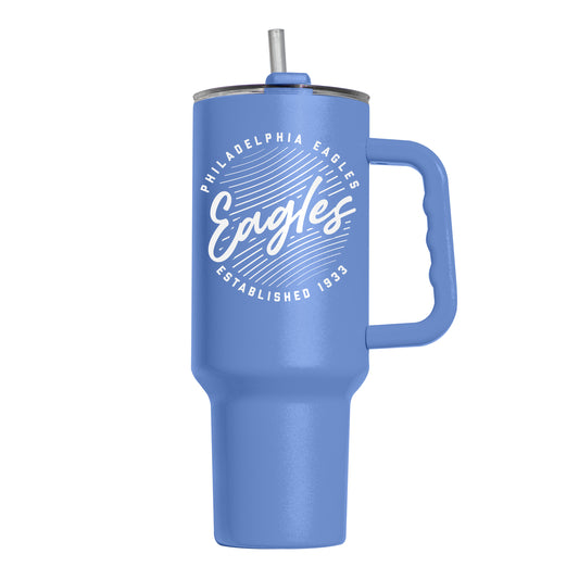 Philadelphia Eagles 40oz Retro Script Arctic Powder Coat Tumbler