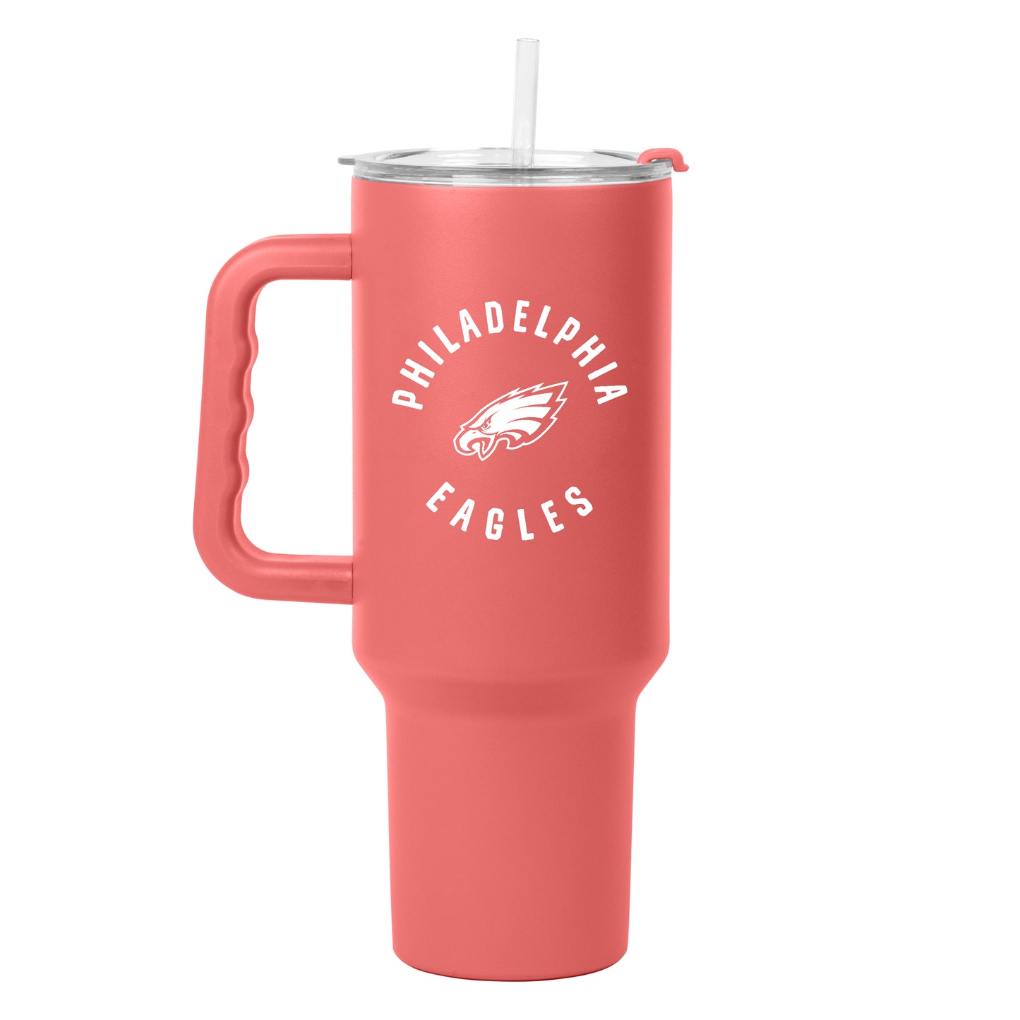 Philadelphia Eagles 40oz Coral Powder Coat Tumbler