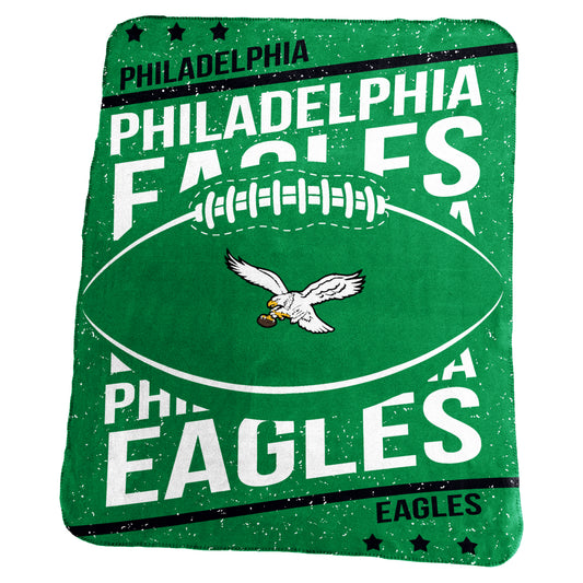 Philadelphia Eagles Vintage Classic Fleece Throw
