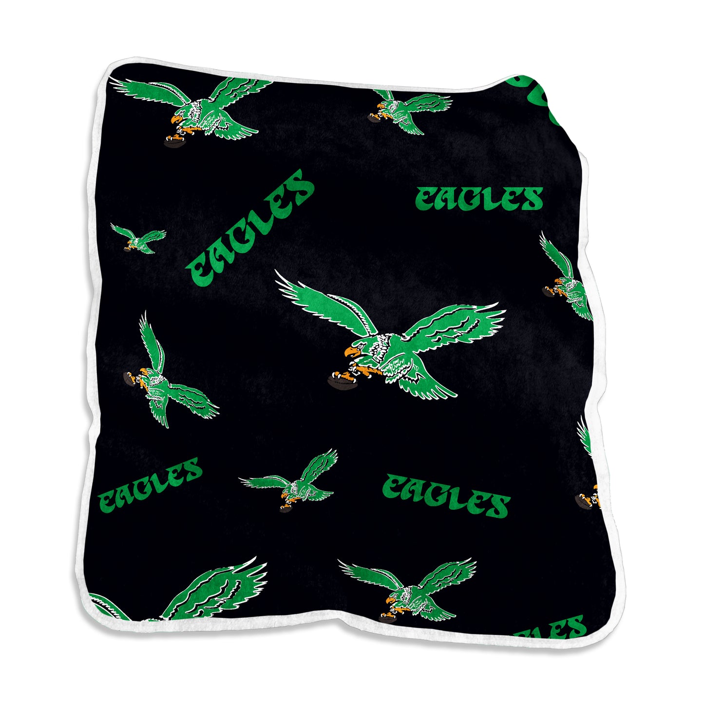 Philadelphia Eagles Vintage Raschel Overtime Throw