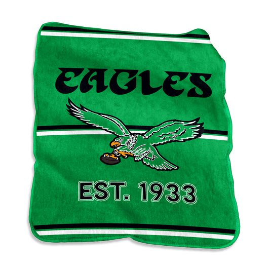 Philadelphia Eagles Vintage Raschel Rally House Throw