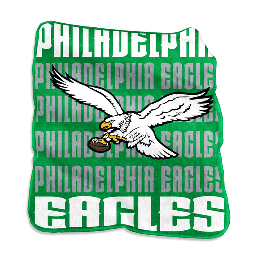 Philadelphia Eagles Vintage Raschel Throw