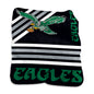 Philadelphia Eagles Retro Black Raschel Throw