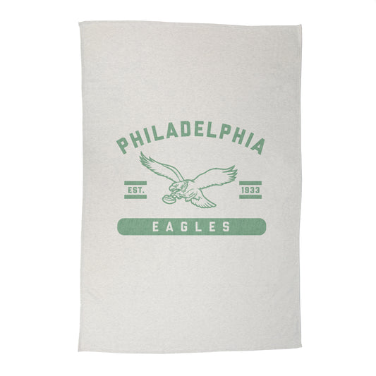 Philadelphia Eagles Vintage Sublimated Sweatshirt Blanket