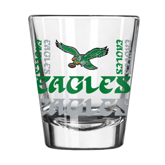 Philadelphia Eagles Vintage 2oz Spirit Shot Glass