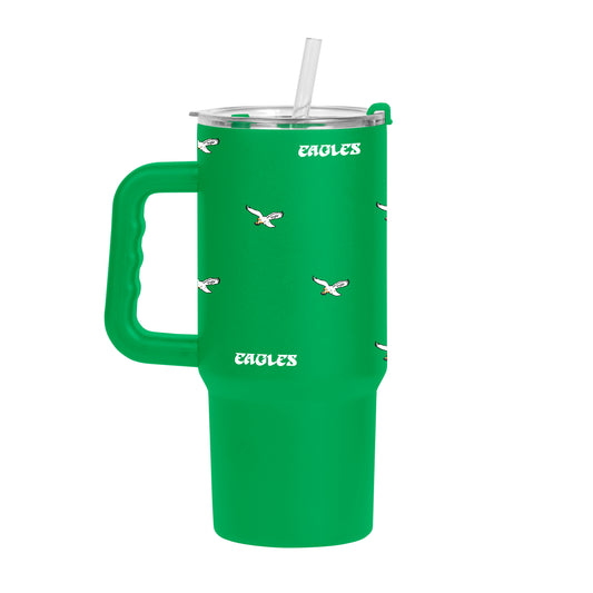 Philadelphia Eagles Retro 24oz Step and Repeat Powder Coat Tumbler